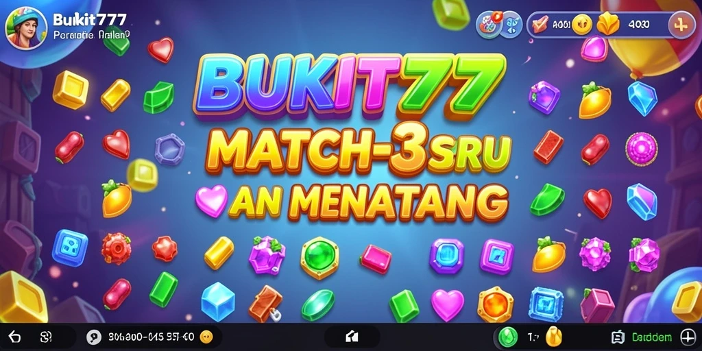 Tampilan gameplay BUKIT777 yang seru dan penuh warna.