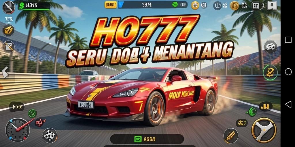Gameplay balapan seru di HO777 dengan mobil variasi yang menakjubkan.
