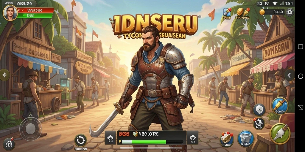 Screenshot gameplay IDNSERU yang penuh aksi dan strategi Tycoon.