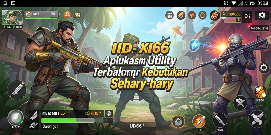Tampilan utama aplikasi IDX66 dengan fitur penggunaannya.