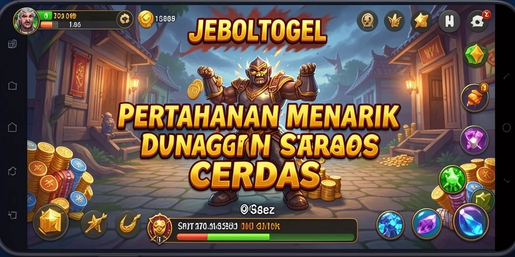 Screenshot gameplay menunjukkan aksi seru dalam JEBOLTOGEL.