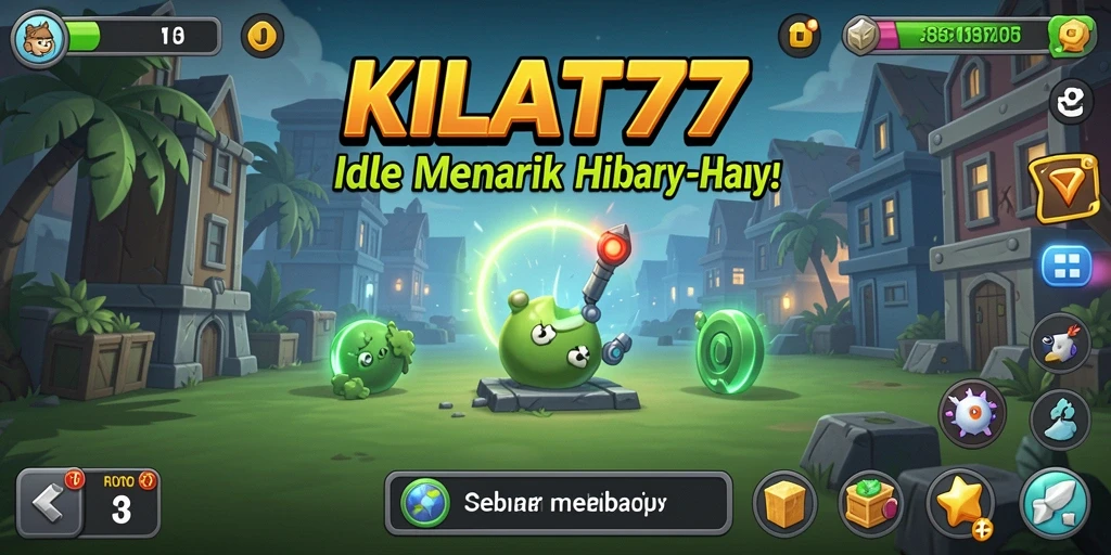 Screenshot menampilkan gameplay KILAT77 yang berlangsung secara Idle dan menyenangkan.