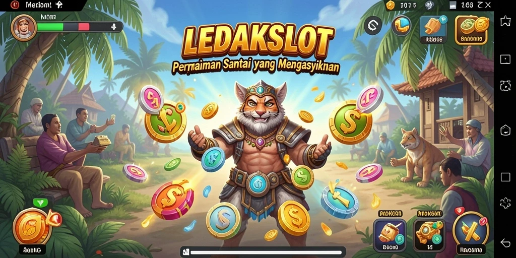 Screenshot LEDAKSLOT menunjukkan tampilan gameplay yang mengasyikkan.