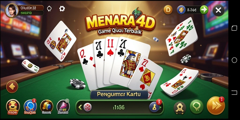 Tampilan seru gameplay dalam MENARA4D yang menegangkan.