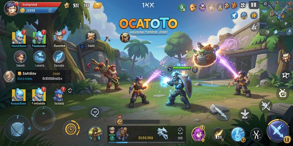 Screenshot OCATOTO menunjukkan tampilan antarmuka pengguna yang intuitif dan fungsional.