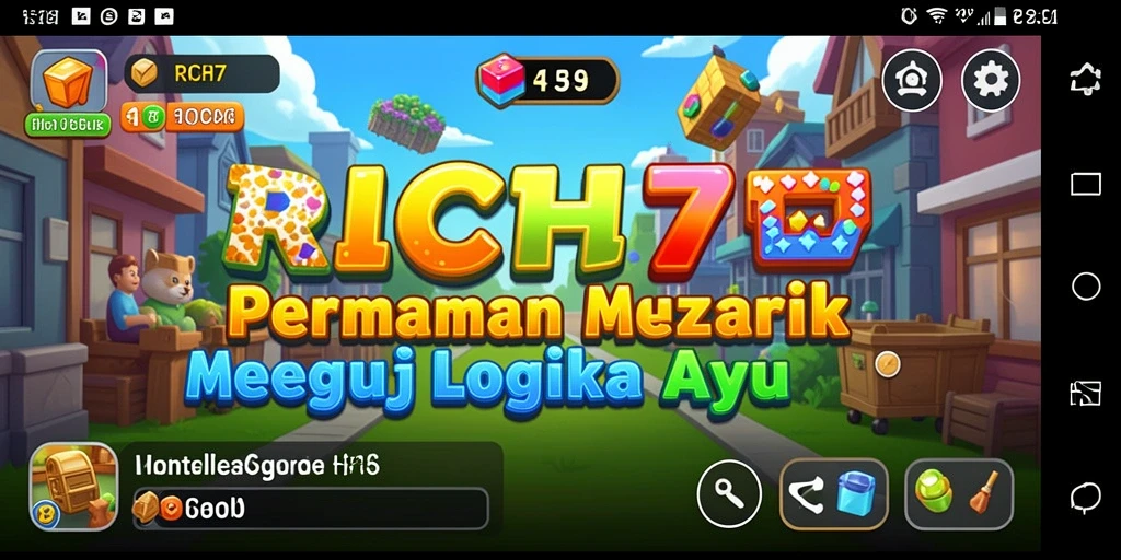 Tampilan gameplay RICH7 yang menantang dan mengasyikkan.