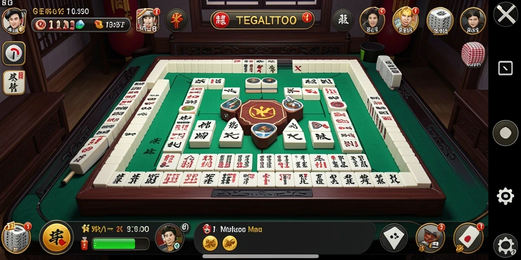Tampilan permainan Mahjong yang menarik di TEGALTOTO.