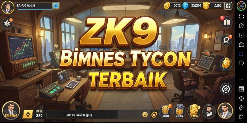 Tangkapan layar utama ZK9 yang menunjukkan aktivitas pembangunan bisnis.