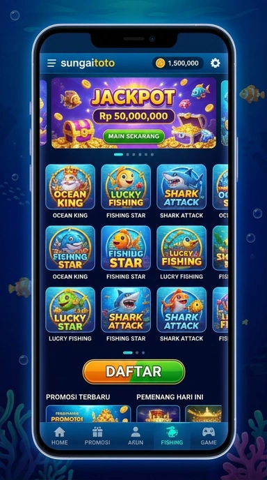 Contoh aplikasi yang tersedia di sungaitoto untuk pengguna.